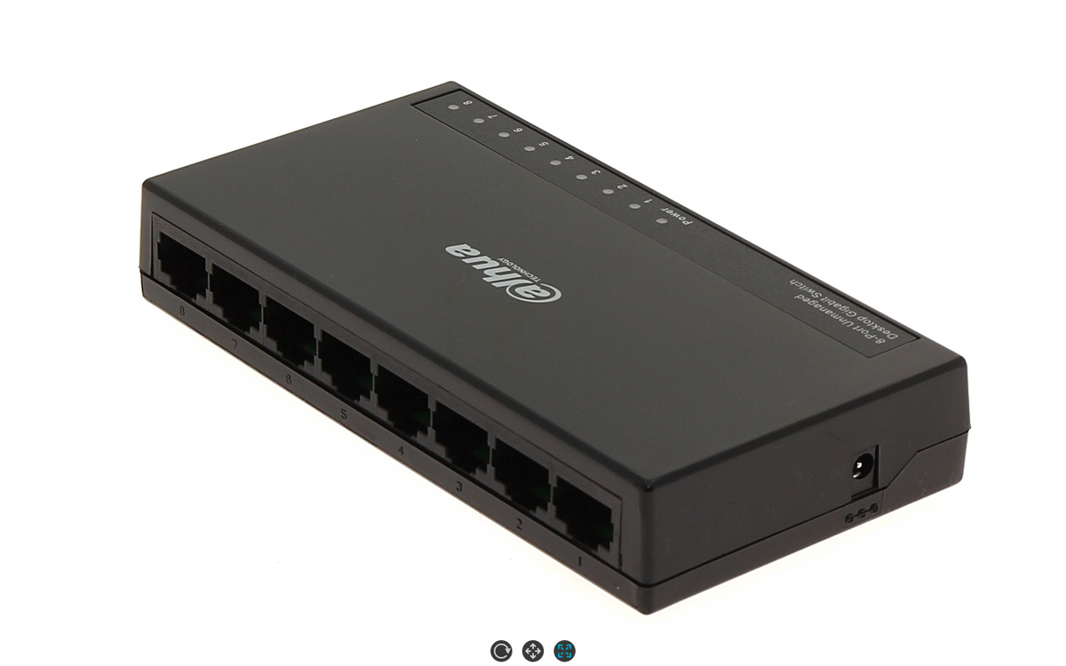 DAHUA DH-PFS3008-8GT-L 8-PORT DESKTOP GIGABIT ETHERNET SWITCH