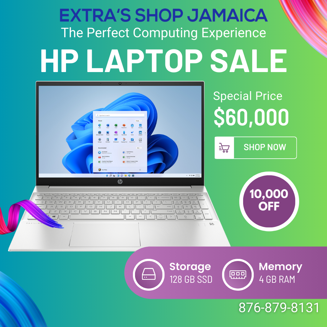 HP 14” HD Laptop, 4GB RAM, 128GB SSD, Windows 10 Home in S mode