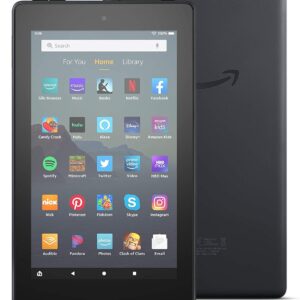Fire 7 tablet, 7" display, latest model (2019 release), Black
